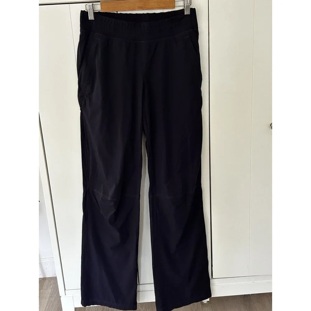 Lululemon Dog Runner Pants Size 6 Black Swan Purple Track Pants Lined